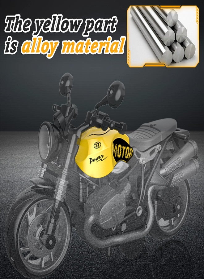 MQDMINI 4-Pack Pull-Back Motorcycle Toys - Friction Powered Kids Toy Cars with Lights, Sounds & Automatic Drive for Boys & Girls Aged 3-12 - Image 4